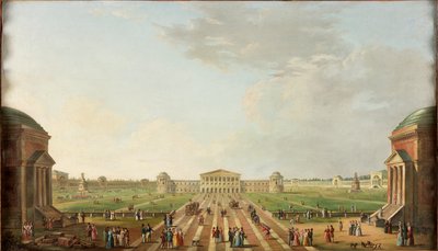 Ansicht des geplanten Foro Bonaparte, Mailand, ca. 1800 von Alessandro Sanquirico
